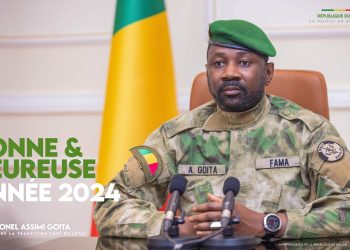 Le Colonel Assimi Goita, homme de l’année 2023 au Mali selon l’Alternance