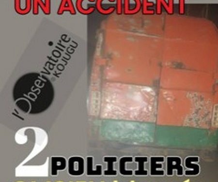 Accident grave à Bamako : Deux policiers GMSIEN blessés, dont un grièvement